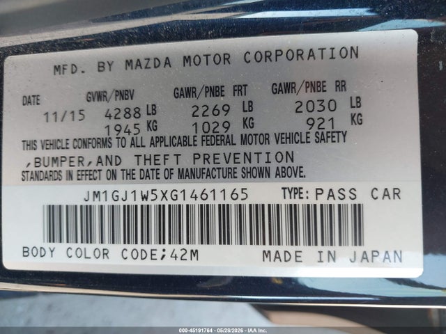Mazda Mazda6 I Grand Touring