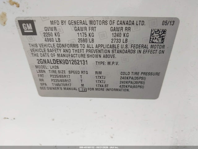 Chevrolet Equinox 1lt