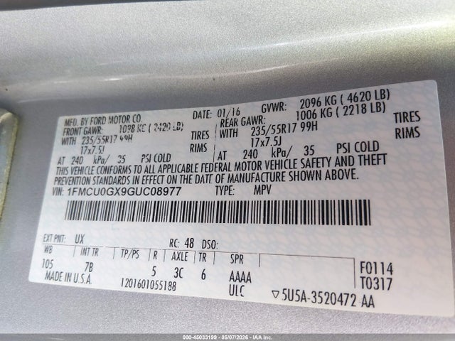 Ford Escape Se