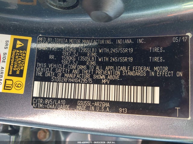 Toyota Highlander Limited