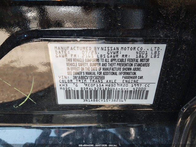 Nissan Sentra Sv