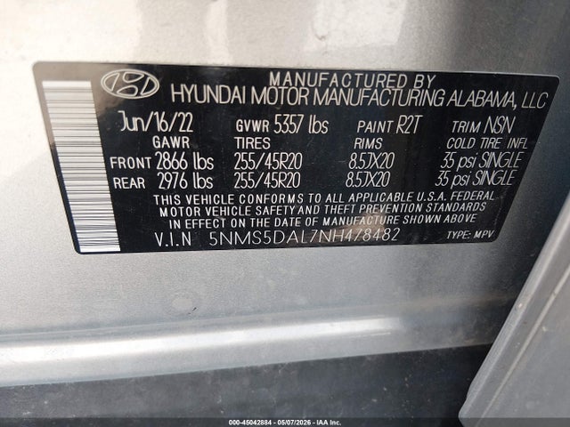 Hyundai SANTA FE Calligraphy