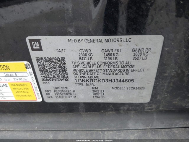 Chevrolet Traverse 1lt