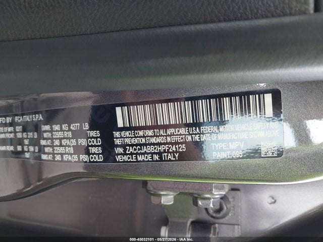 Jeep Renegade Altitude Fwd