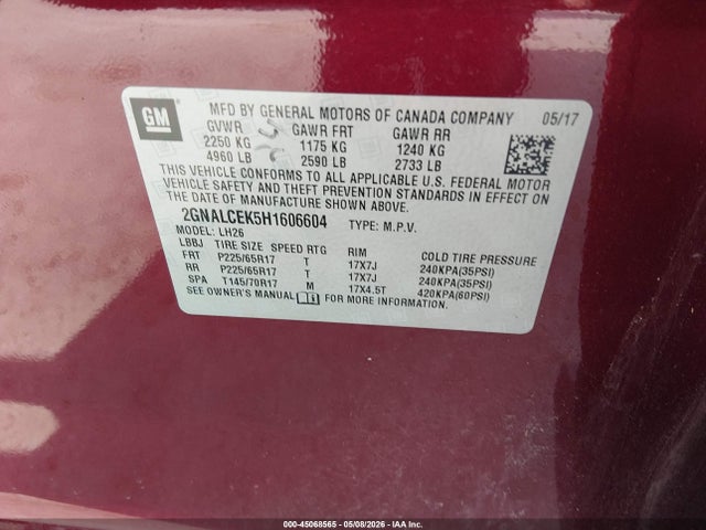Chevrolet Equinox Lt