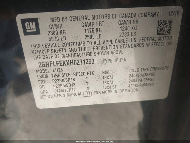 Chevrolet Equinox Lt