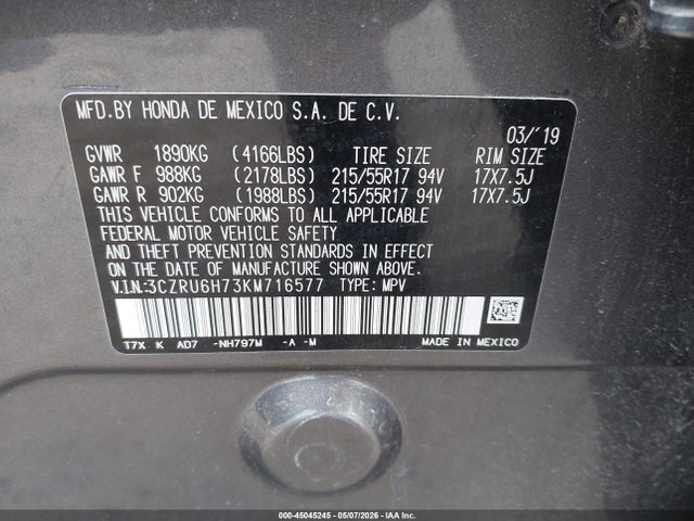 Honda HR-V Ex-l