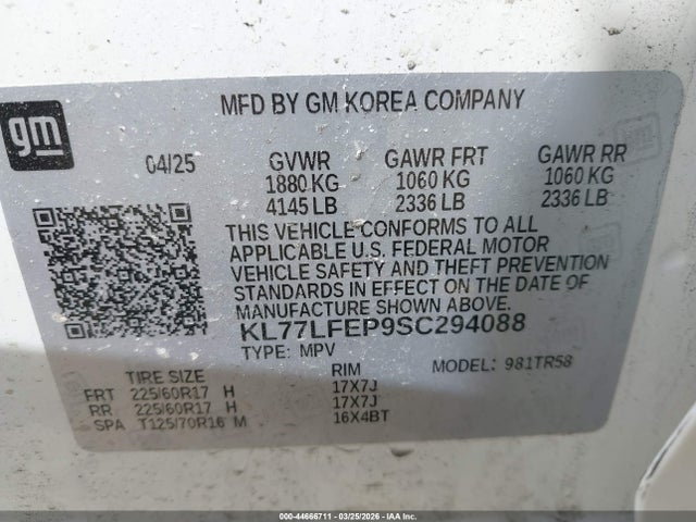 Chevrolet Trax Fwd Ls