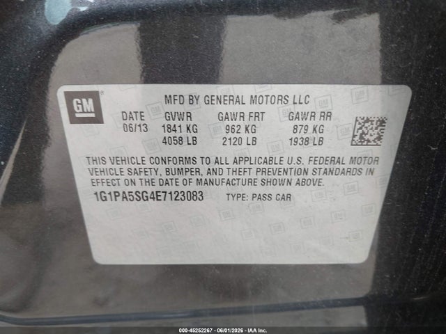 Chevrolet Cruze Ls Auto