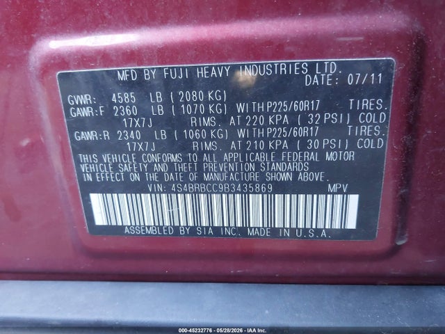 Subaru Outback 2.5i Premium