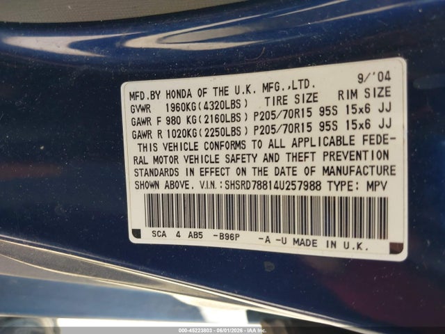 Honda CR-V Ex