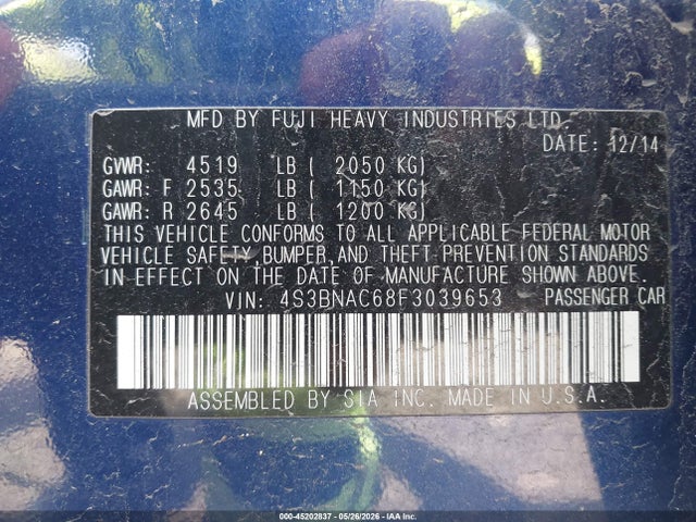 Subaru Legacy 2.5i Premium