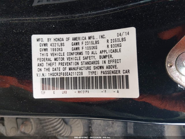 Honda Accord Ex-l