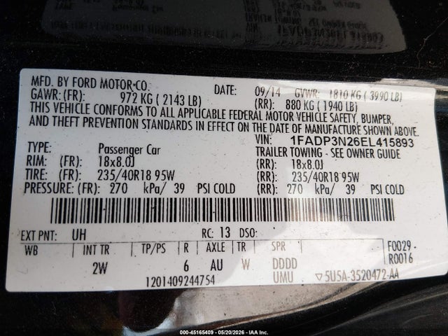 Ford Focus Titanium