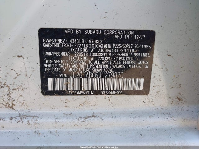 Subaru Crosstrek 2.0i Premium