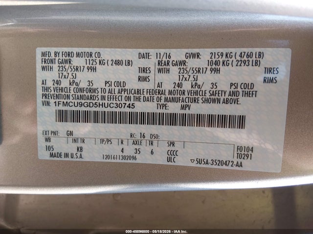 Ford Escape Se