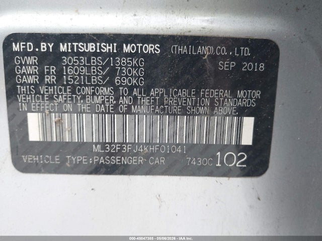 Mitsubishi Mirage Es