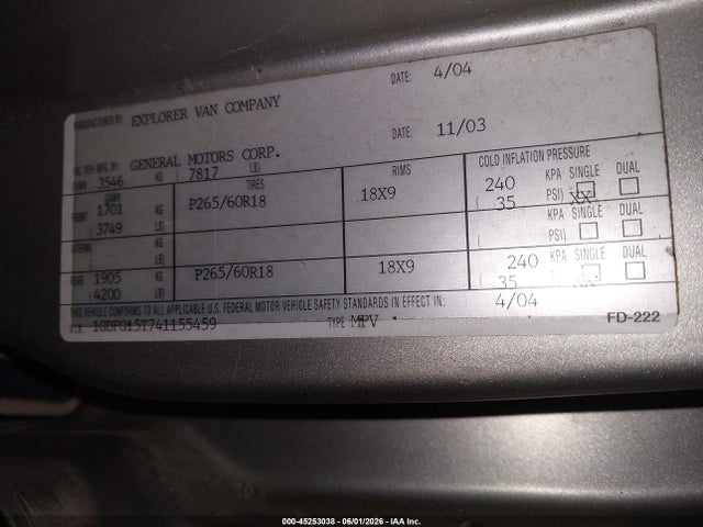 GMC Savana Upfitter