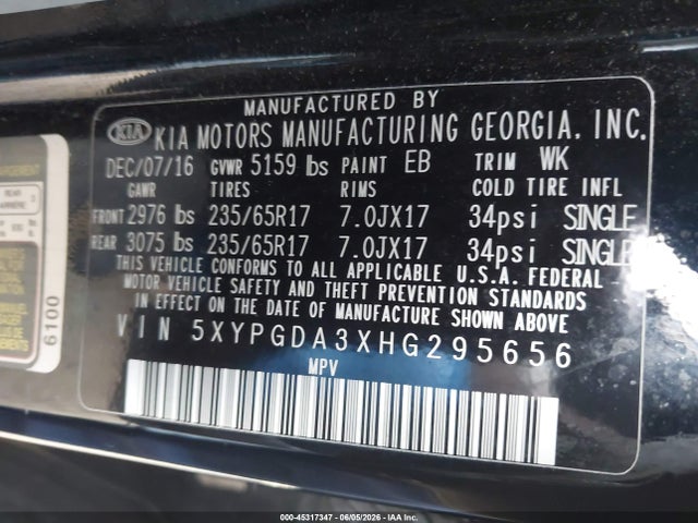 Kia Sorento 2.4l Lx