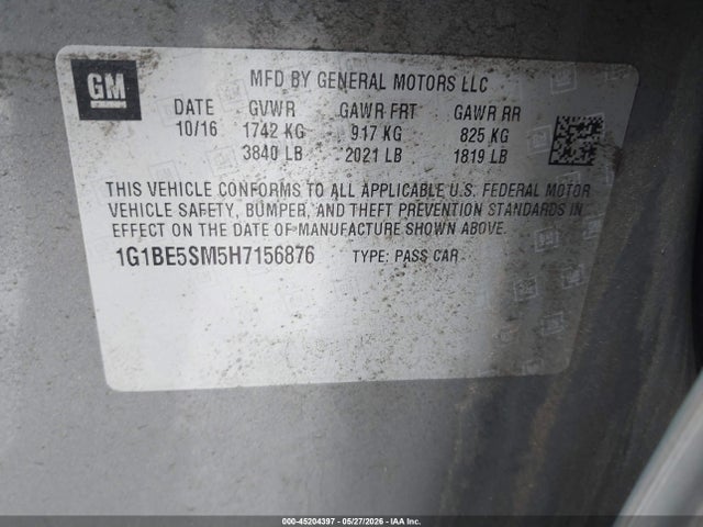 Chevrolet Cruze Lt Auto
