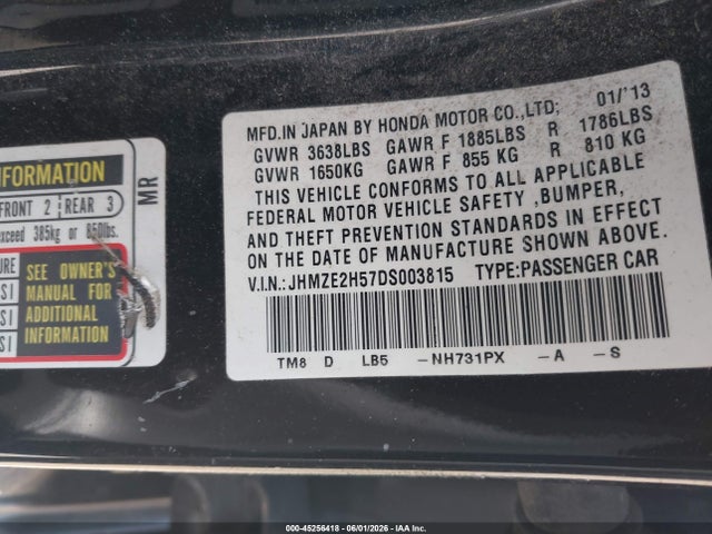 Honda Insight Lx