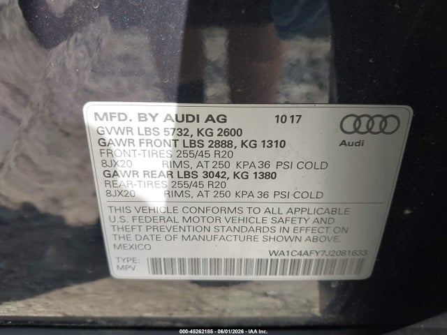 Audi Sq 3.0t Premium Plus