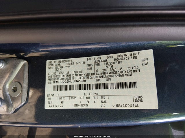 Ford Escape Se