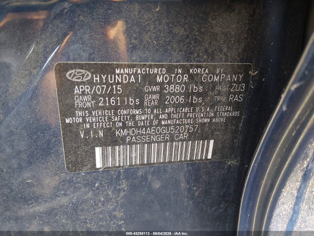 Hyundai ELANTRA Se