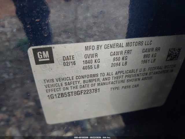 Chevrolet Malibu Ls