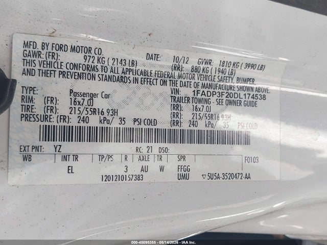 Ford Focus Se
