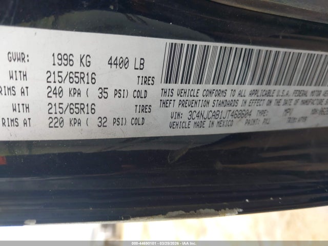 Jeep Compass Sport Fwd