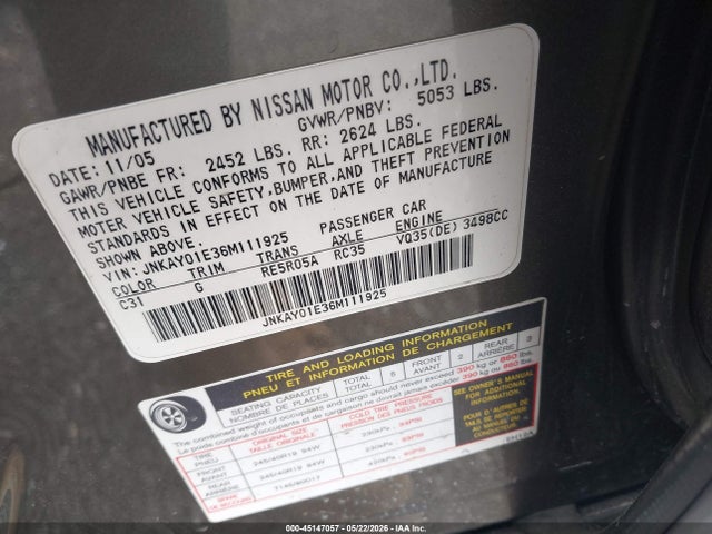 INFINITI M35 Sport