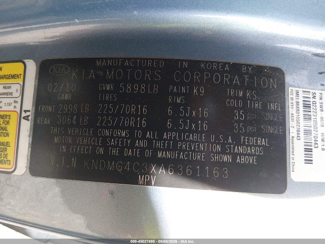 Kia Sedona Lx
