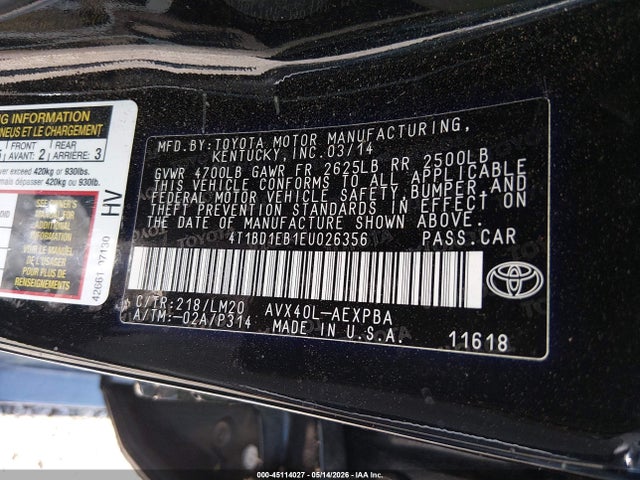 Toyota Avalon Hybrid Limited
