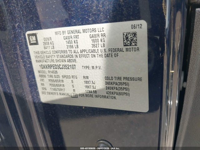 GMC Acadia Sle