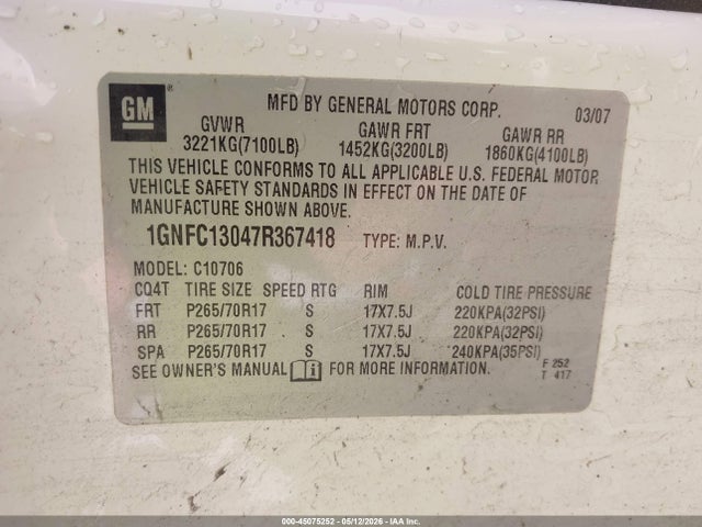 Chevrolet Tahoe Lt