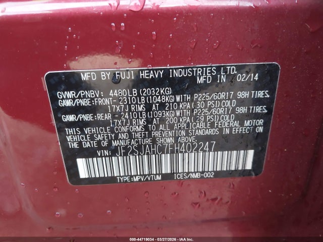 Subaru Forester 2.5i Limited