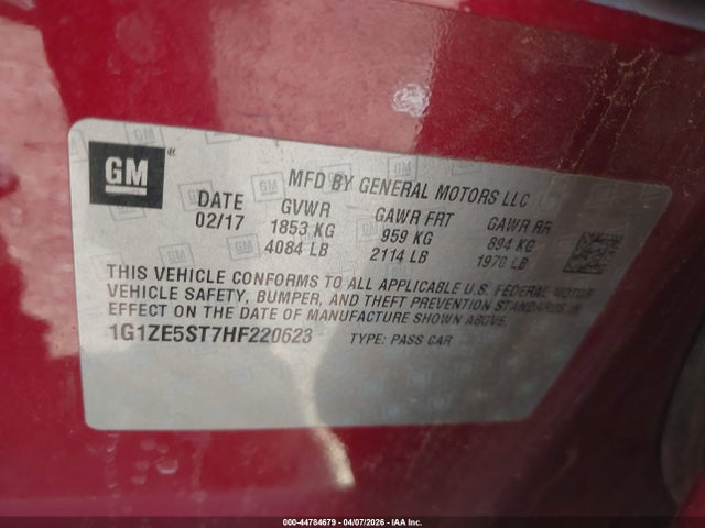 Chevrolet Malibu 1lt