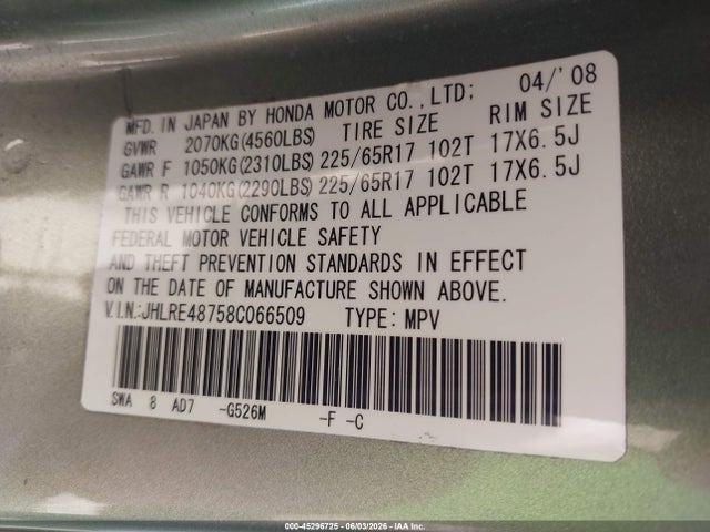 Honda CR-V Ex-l