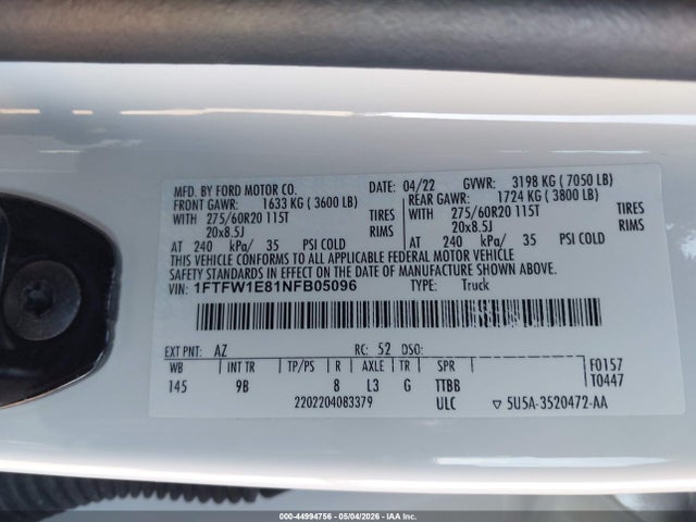 Ford F-150 Platinum