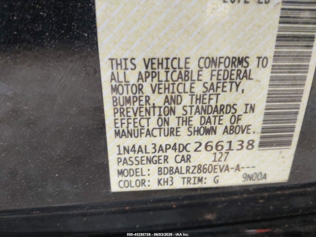 Nissan Altima 2.5 S