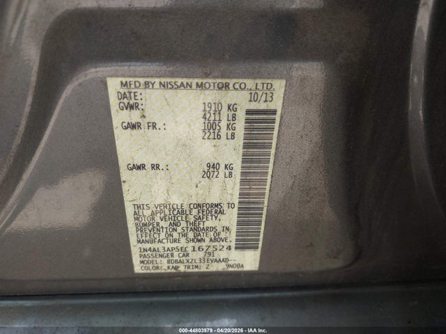 Nissan Altima 2.5 Sl