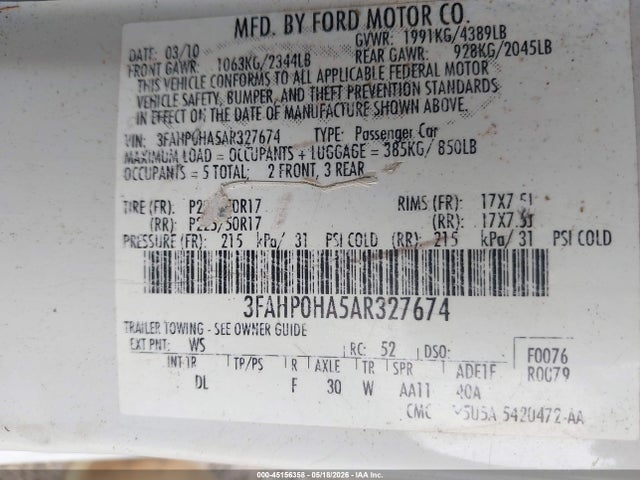 Ford Fusion Se