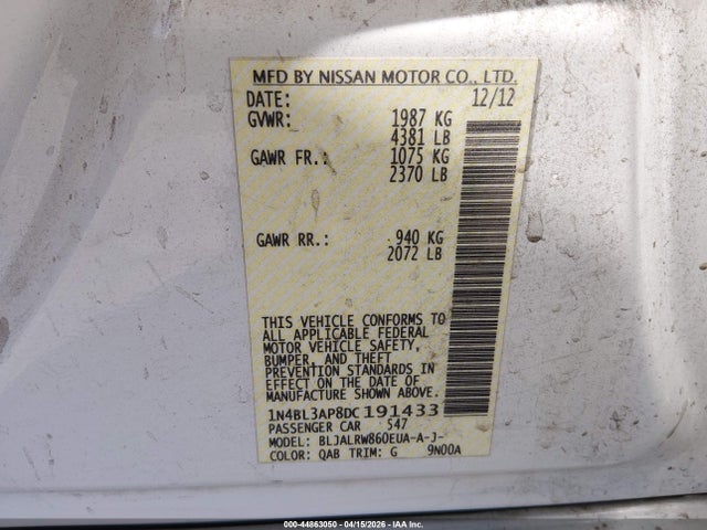 Nissan Altima 3.5 S