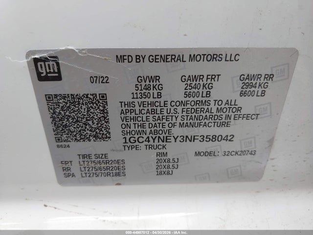 Chevrolet Silverado 2500 4wd  Standard Bed Lt