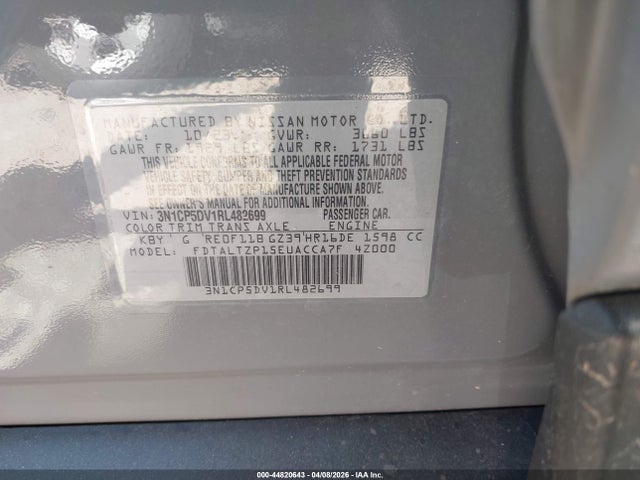 Nissan Kicks Sr Xtronic Cvt