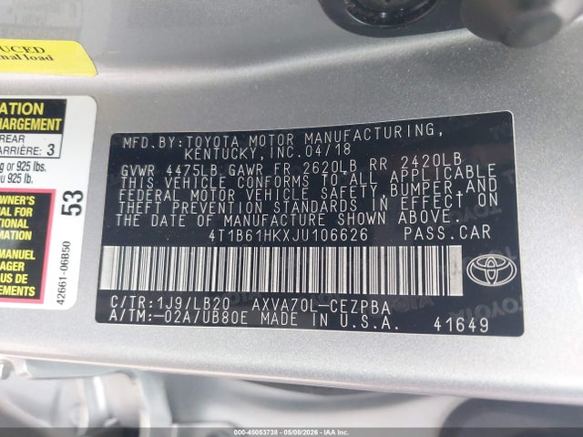 Toyota Camry Xse