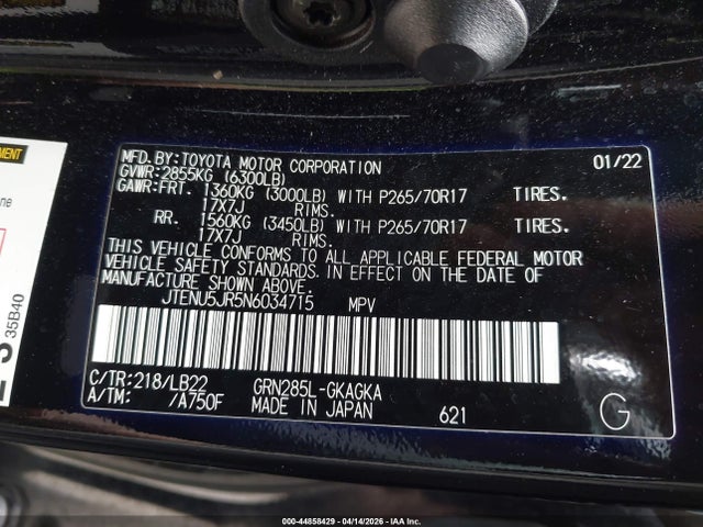 Toyota 4Runner Sr5 Premium