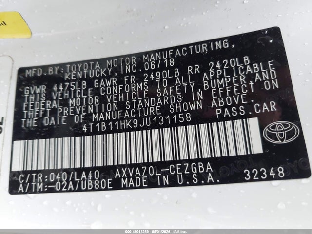 Toyota Camry Xle