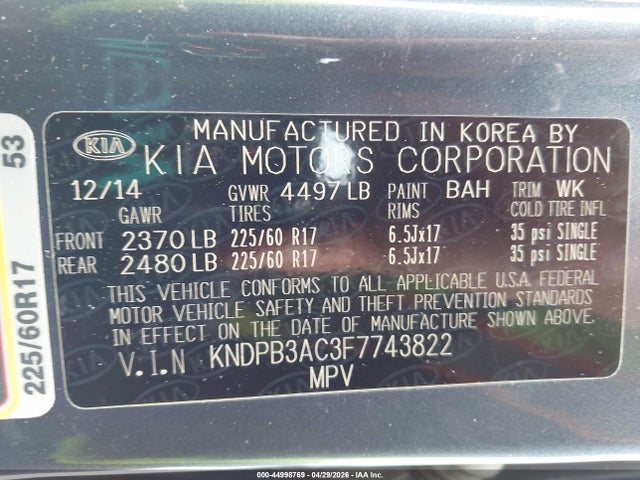 Kia Sportage Lx